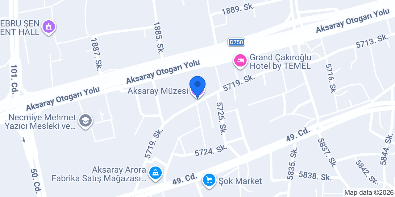 Aksaray Müzesi konumu