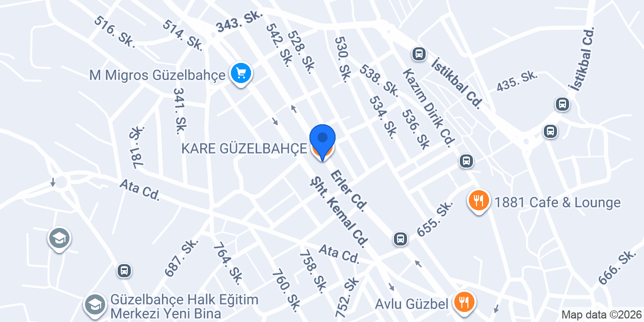 KARE GÜZELBAHÇE konumu