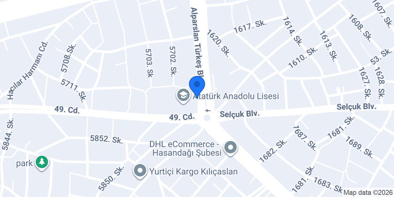 Çınar Mobilya Aksaray konumu