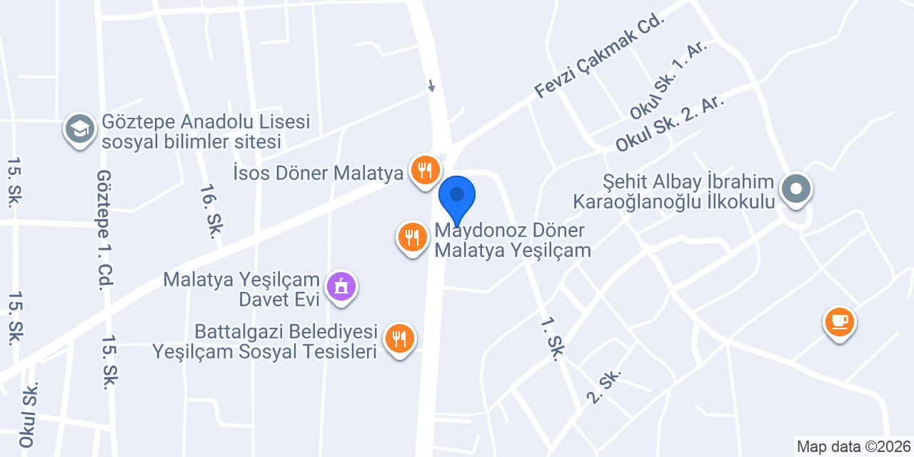 Sevinç pastanesi konumu