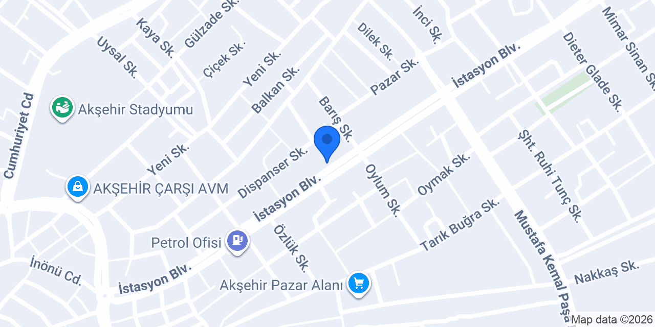 NİSA OTOMOTİV RENT A CAR konumu