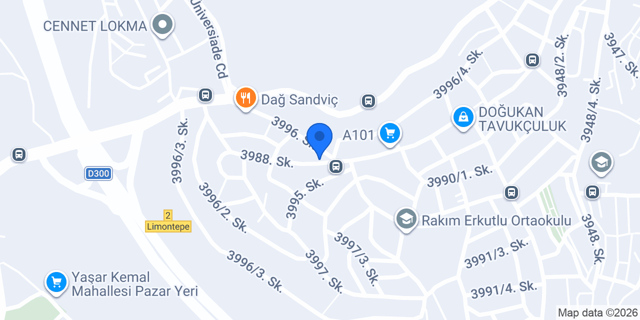 Dönerci Recep usta konumu