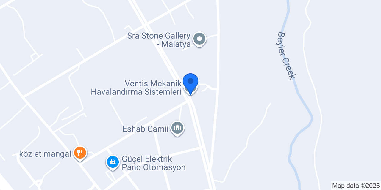 Ventis Mekanik Havalandırma Sistemleri konumu