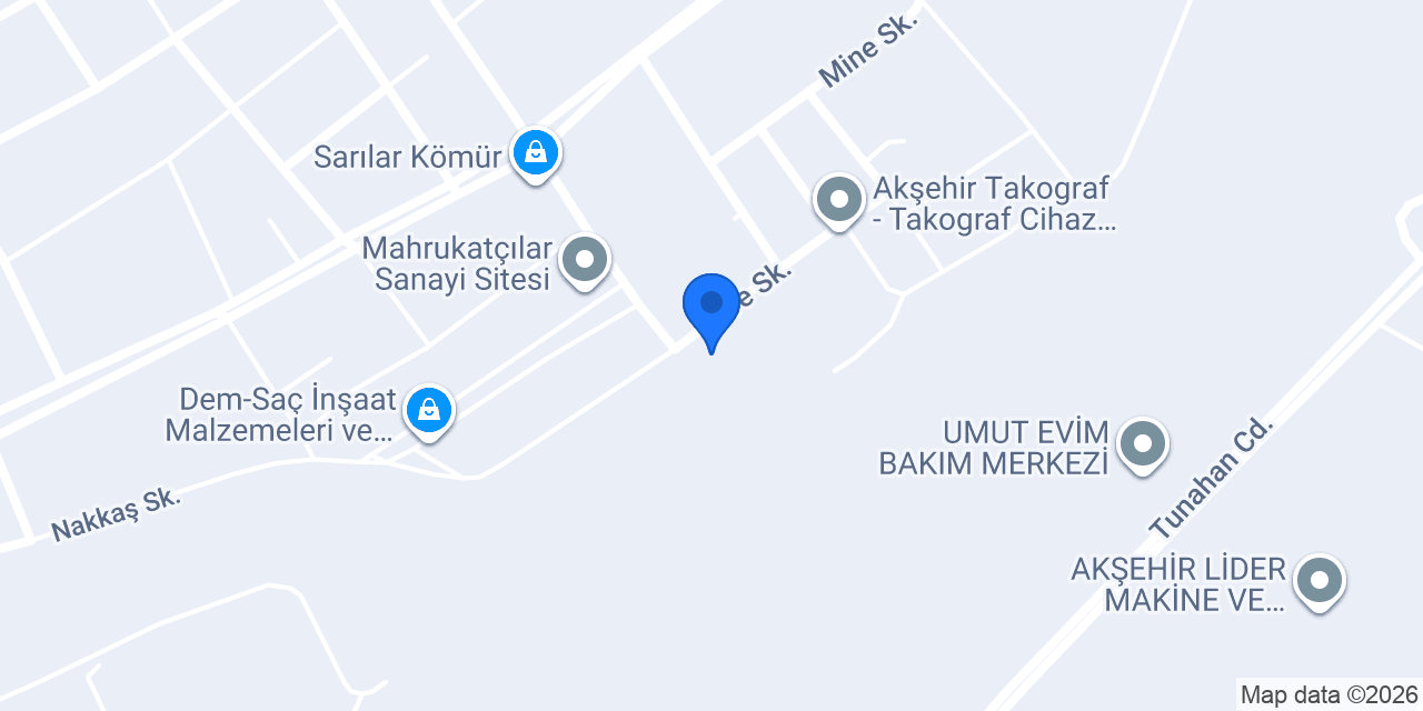 Akay Grup Akşehir konumu