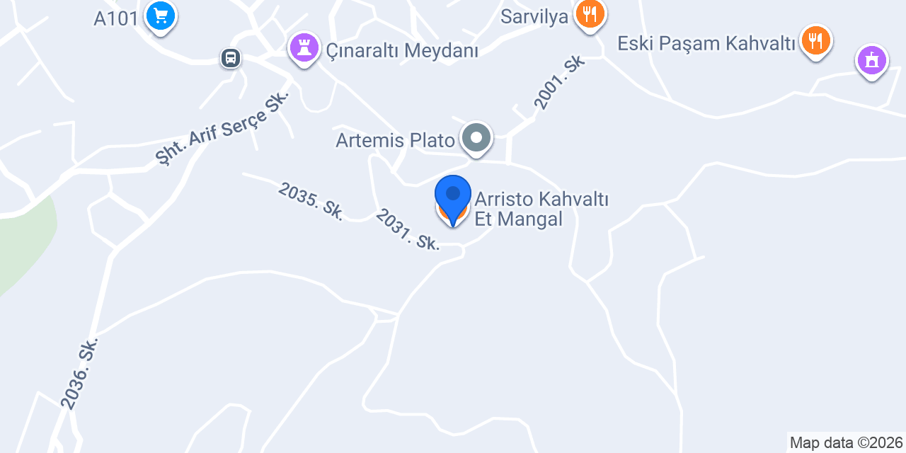 Arristo Kahvaltı Et Mangal konumu