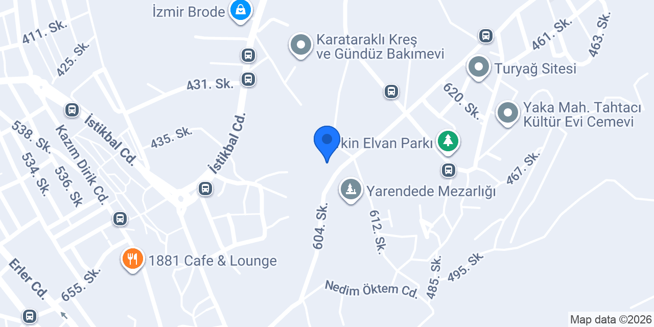 Güzelbahçe Mezarlığı konumu