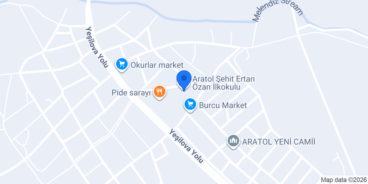 Aratol Şehit Ertan Özan İlkokulu konumu