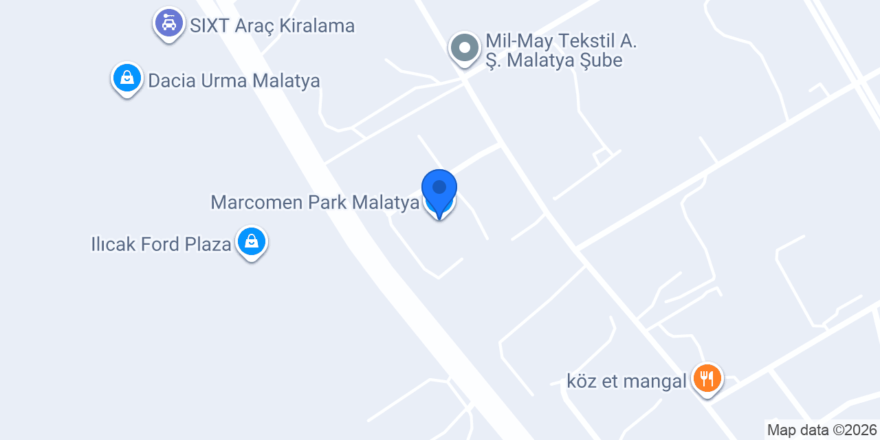 Marcomen Park Malatya konumu