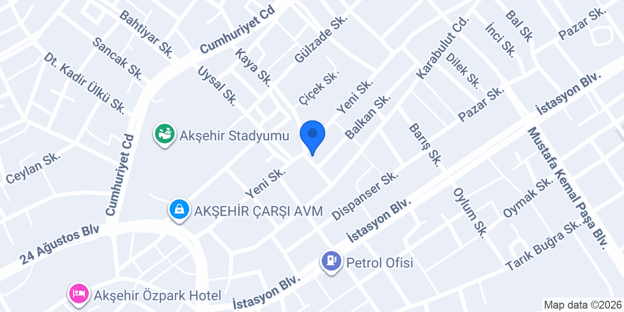 Stad Pide Hasan Usta konumu