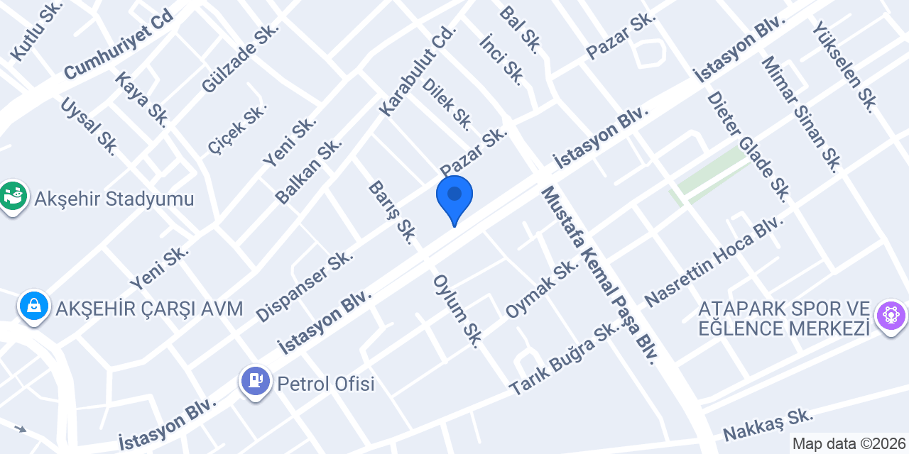 Camcı Kardeşler Kasap konumu