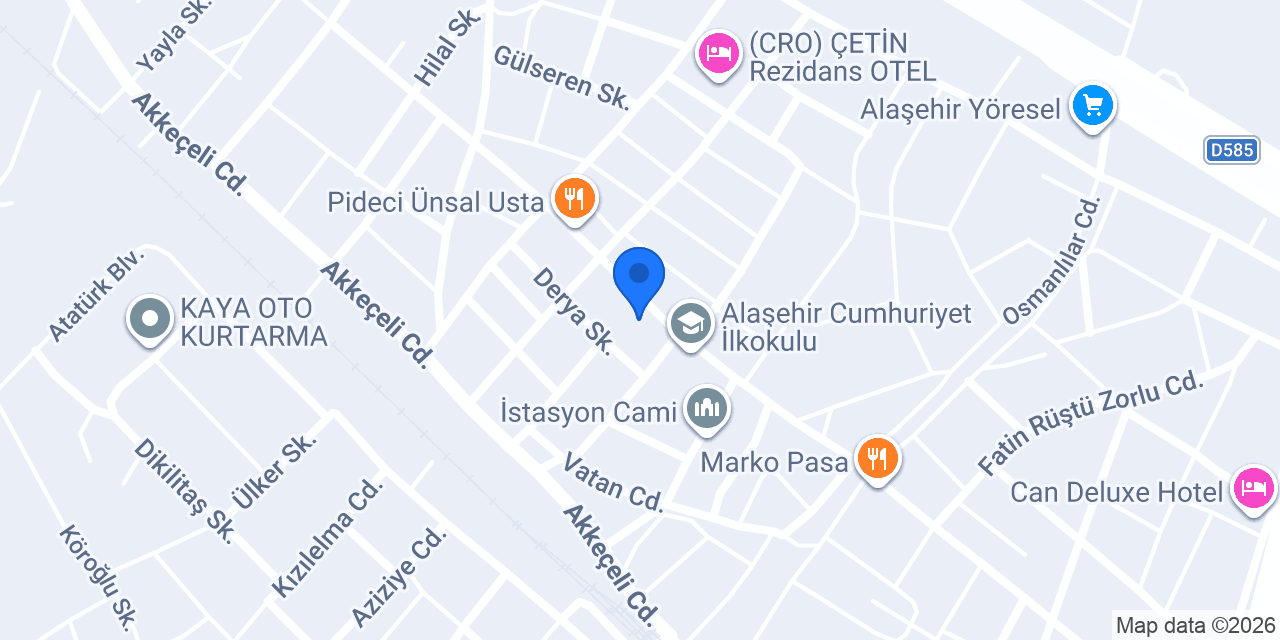 Ahenk Kayseri Lezzetleri konumu