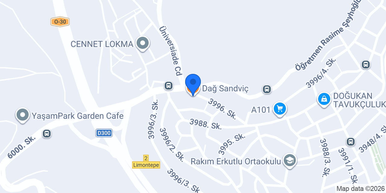 Dağ Sandviç konumu