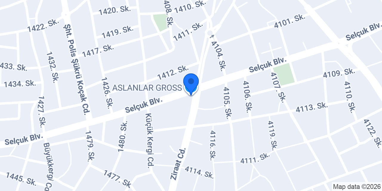 ASLANLAR GROSS konumu