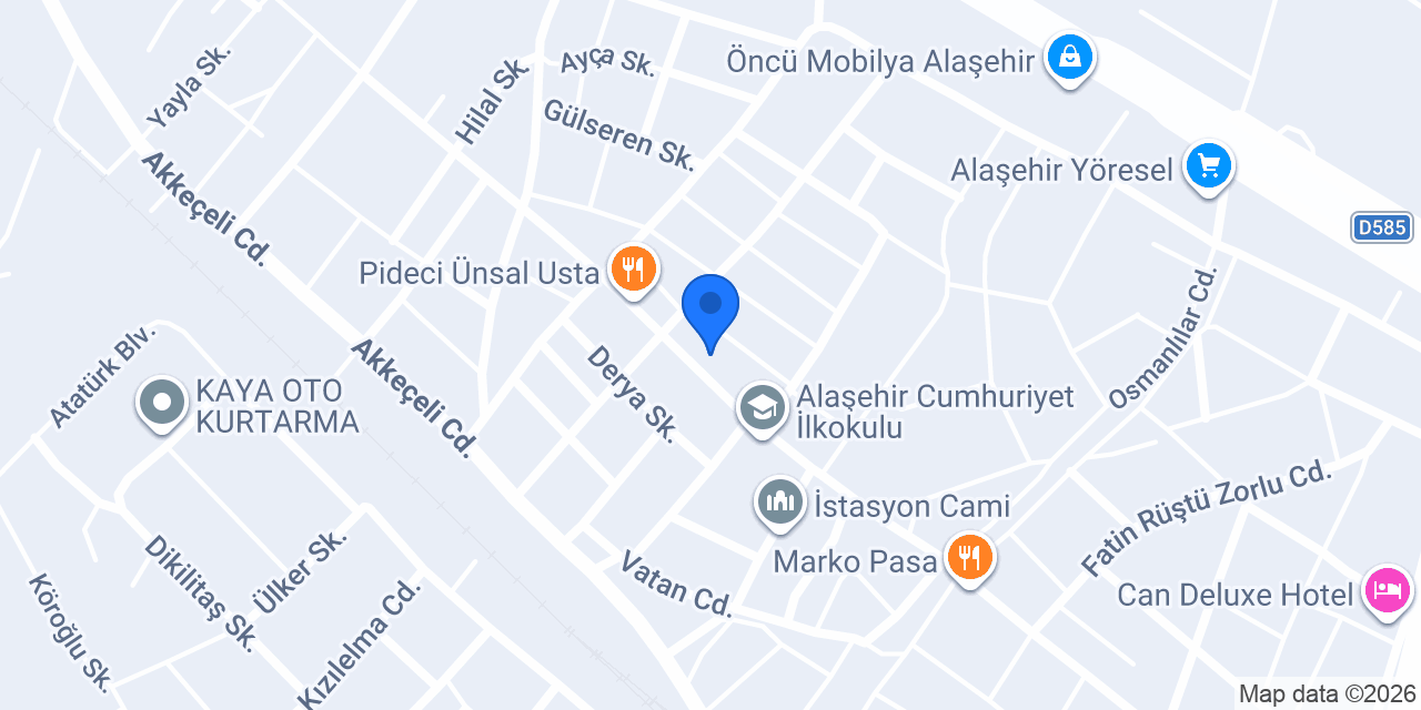 Salon DEMİR konumu