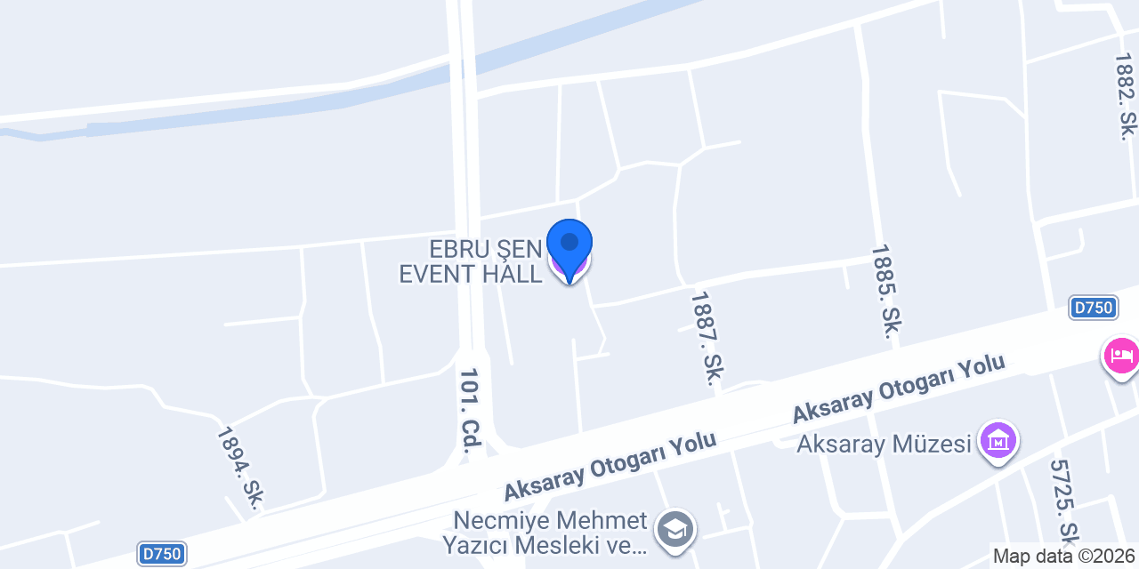 EBRU ŞEN EVENT HALL konumu