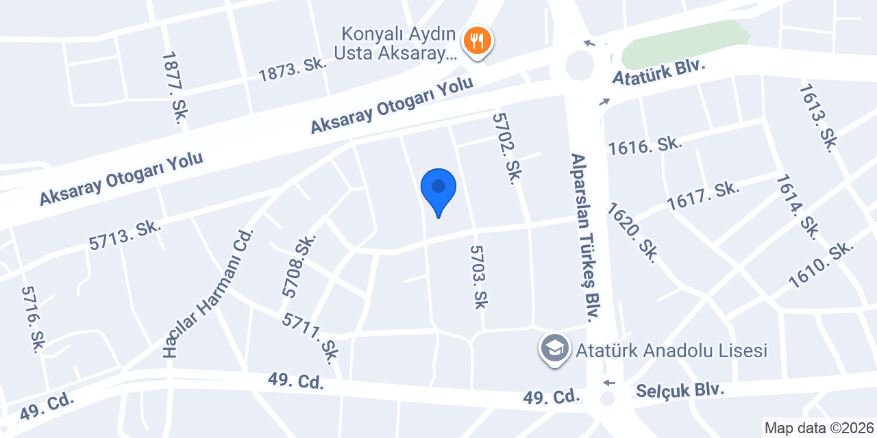 Aksaray Loft Rezidans konumu