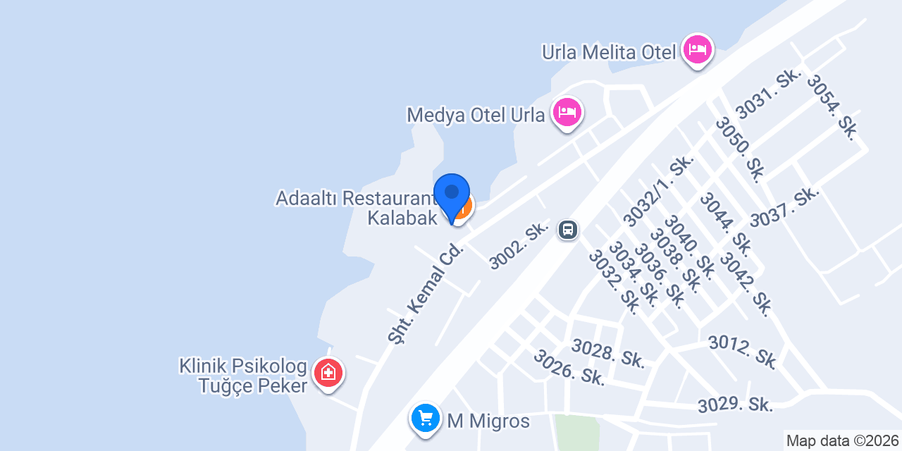 Adaaltı Restaurant Kalabak konumu