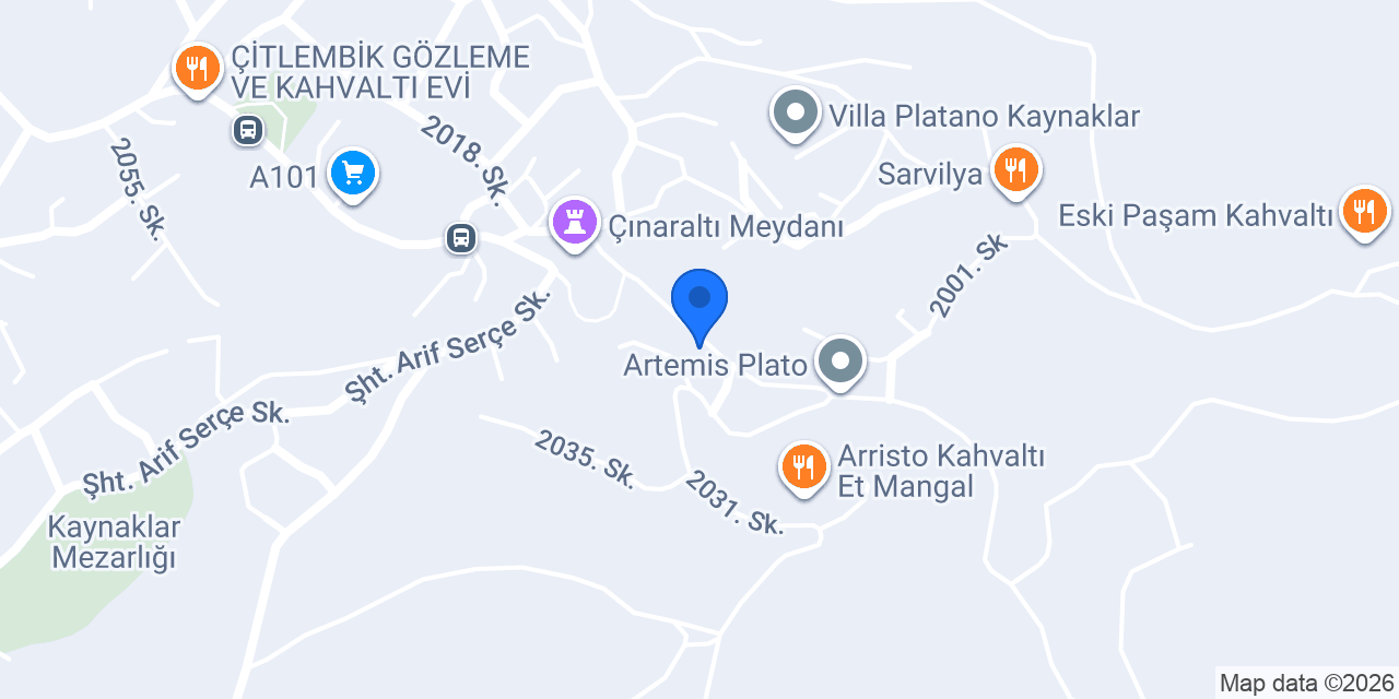 Melissa kahvaltı Salonu konumu