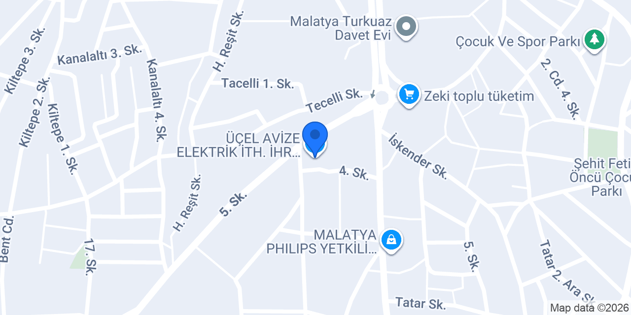 ÜÇEL AVİZE ELEKTRİK İTH.İHR.İNŞ.ENERJİ SAN.TİC.LTD.ŞTİ konumu