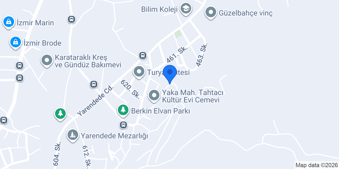 Bori Grey Bungalov konumu
