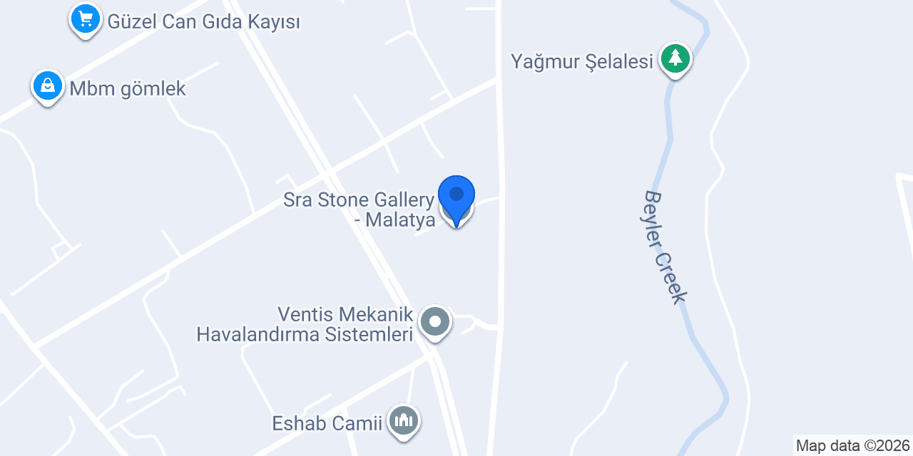 Sra Stone Gallery - Malatya konumu