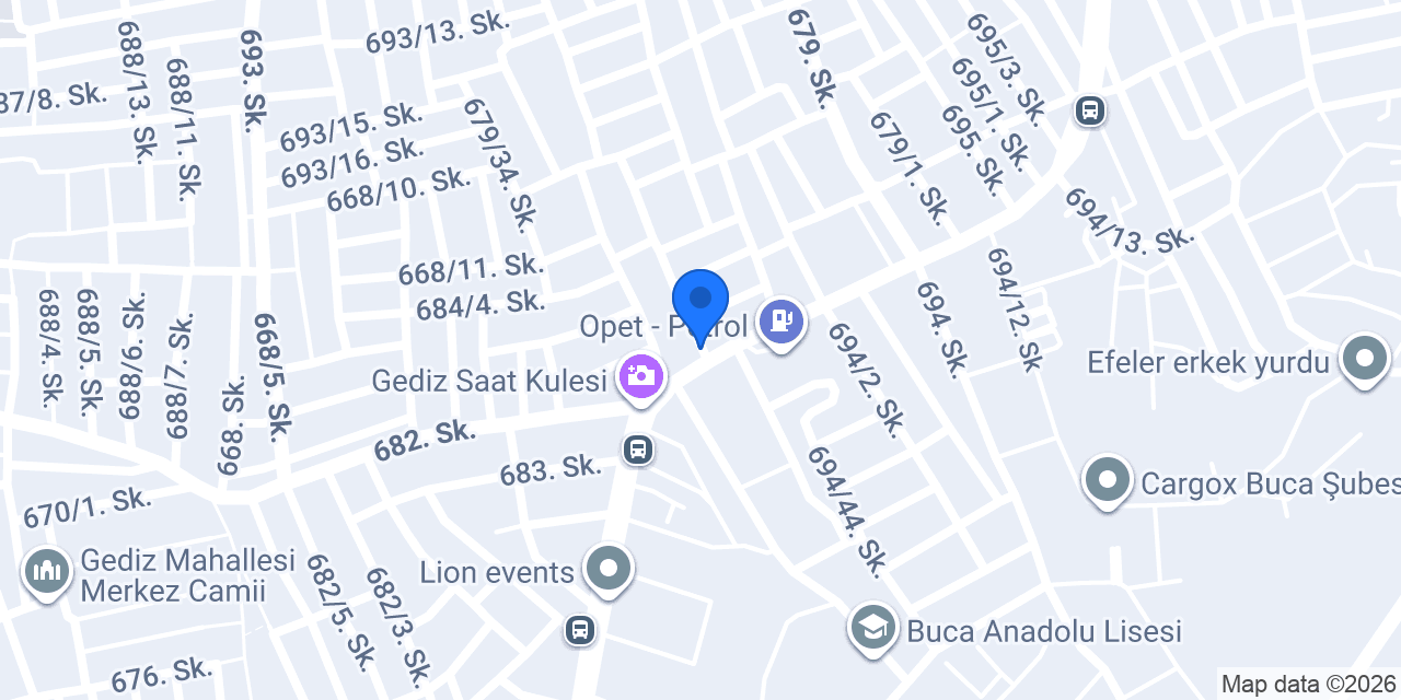 Cadde Pide konumu