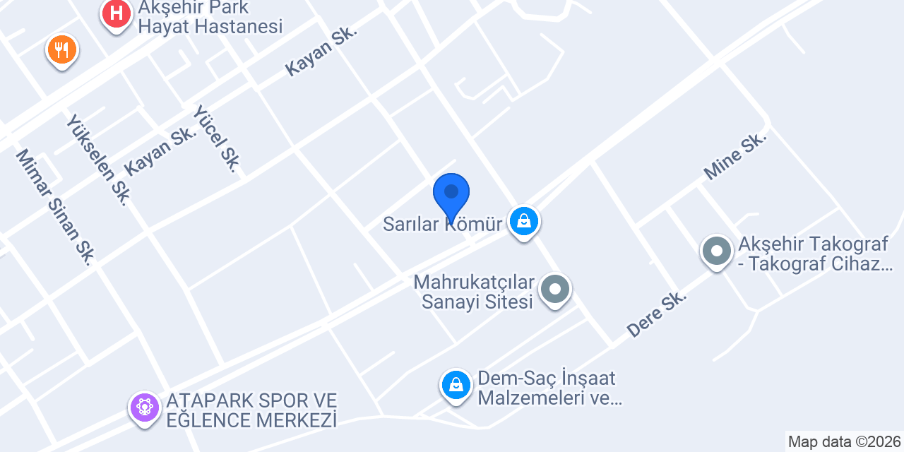 Meşe Hafriyat konumu