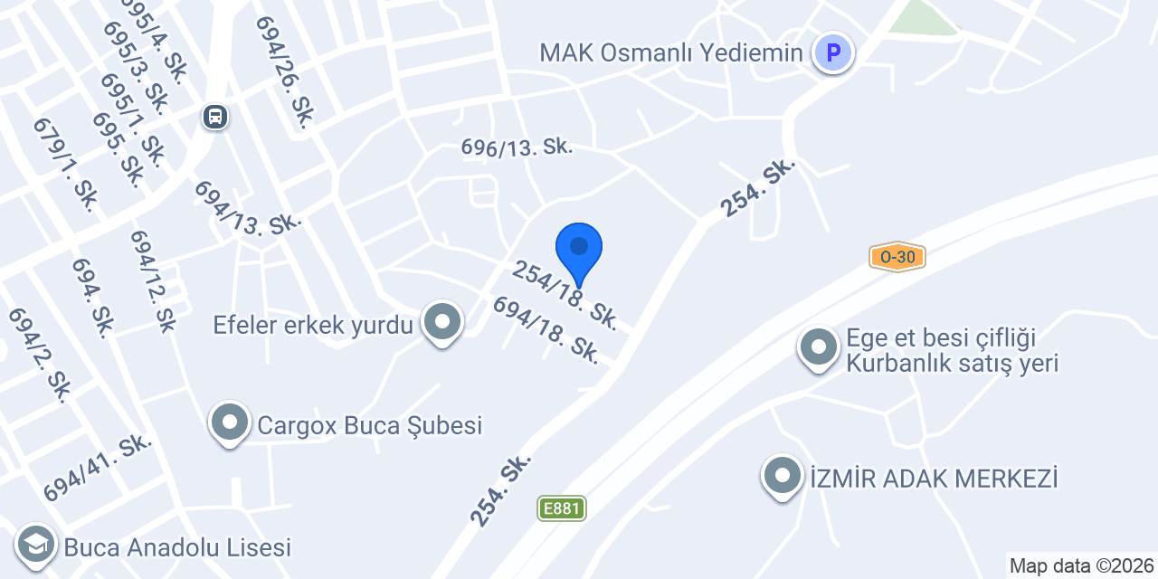 Lokmacı Oruç İzmir Lokma konumu