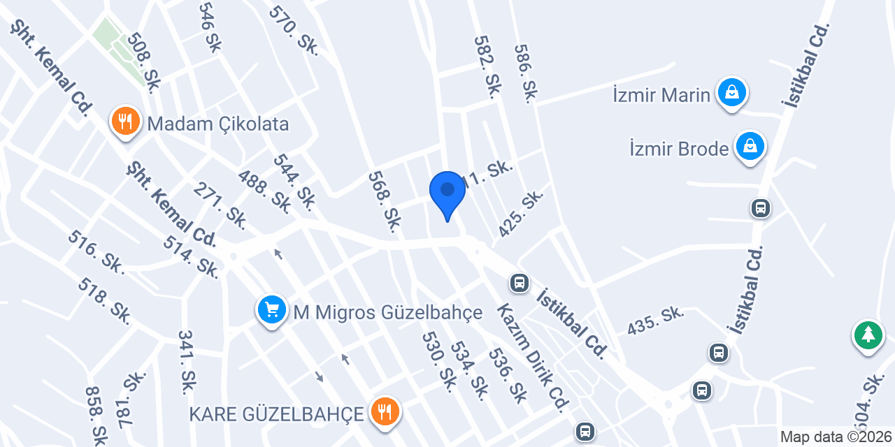 Lidia Cafe Güzelbahçe konumu