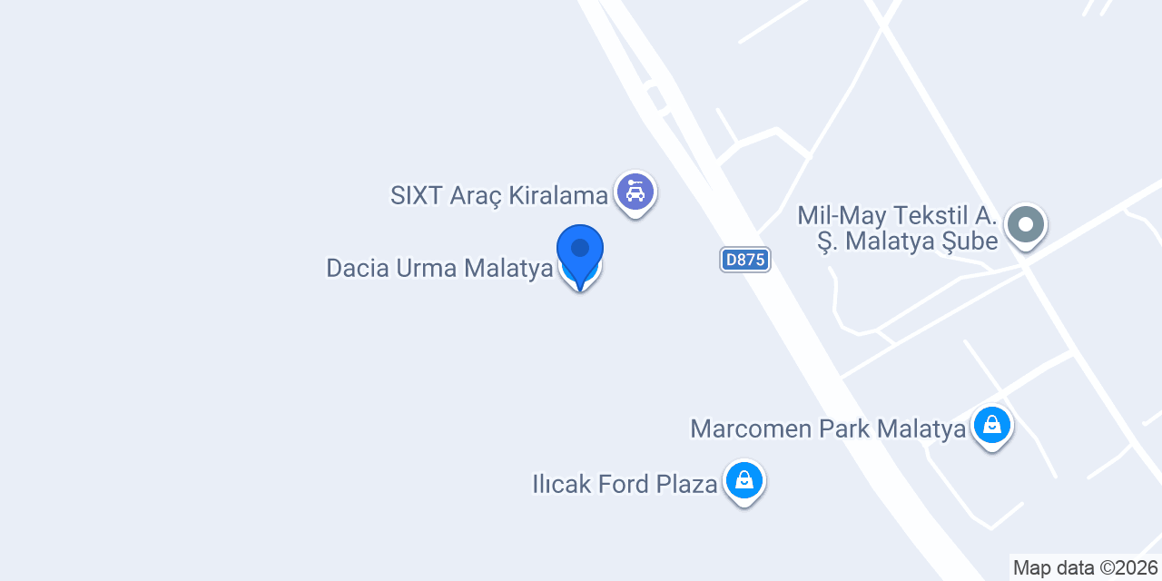 Dacia Urma Malatya konumu