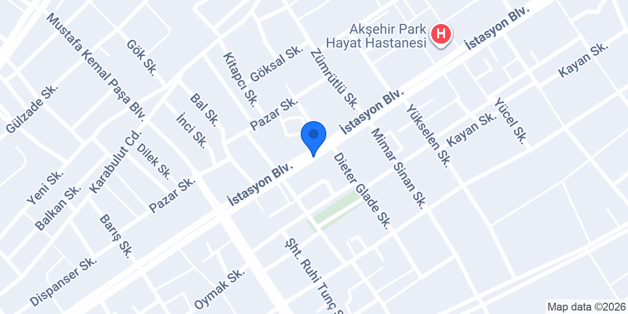 Akşehir Yapı konumu