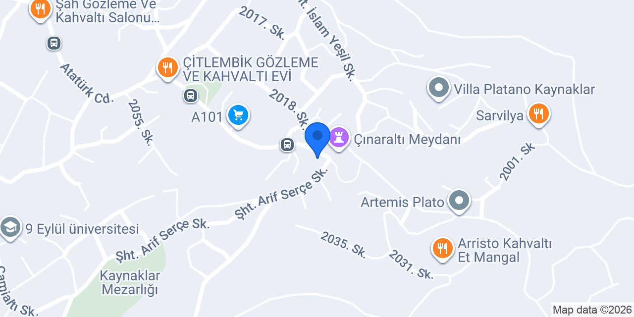 Çınaraltı Nalbur ve Hırdavat konumu