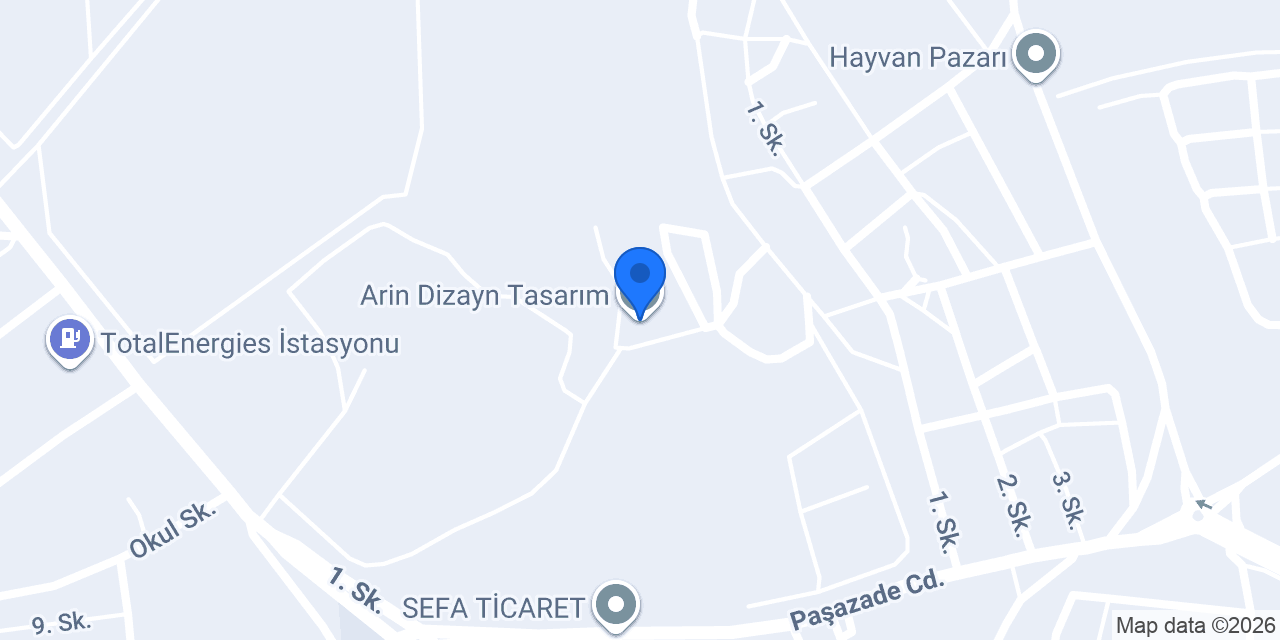 Arin Dizayn Tasarım konumu