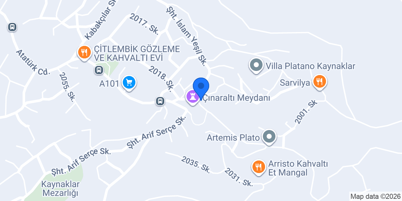 Sedef Pastanesi konumu