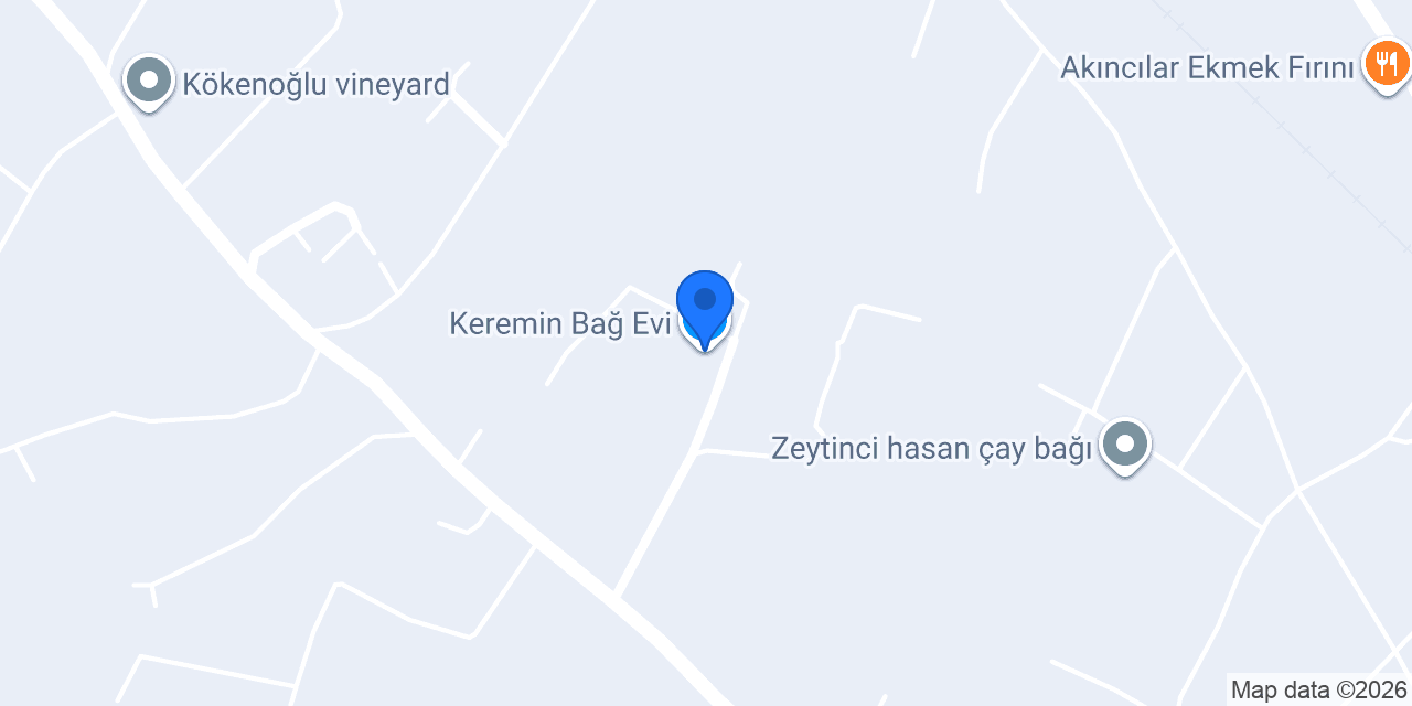 Keremin Bağ Evi konumu