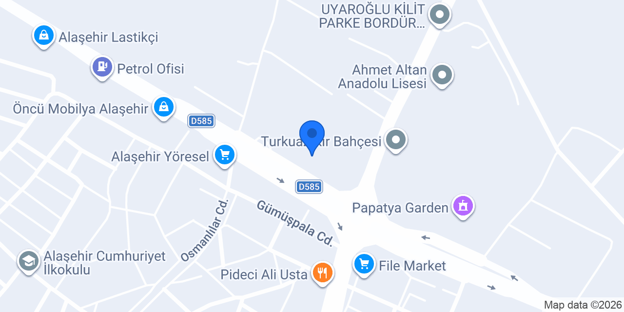 Üstek Koleji Alaşehir konumu