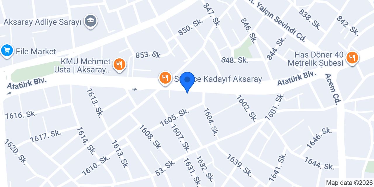 Sevinçli Patiler Veteriner Kliniği konumu