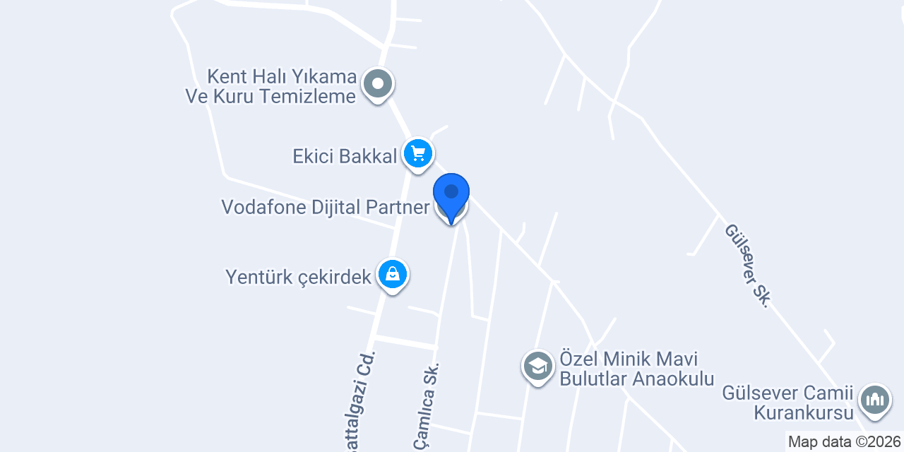 Vodafone Dijital Partner konumu