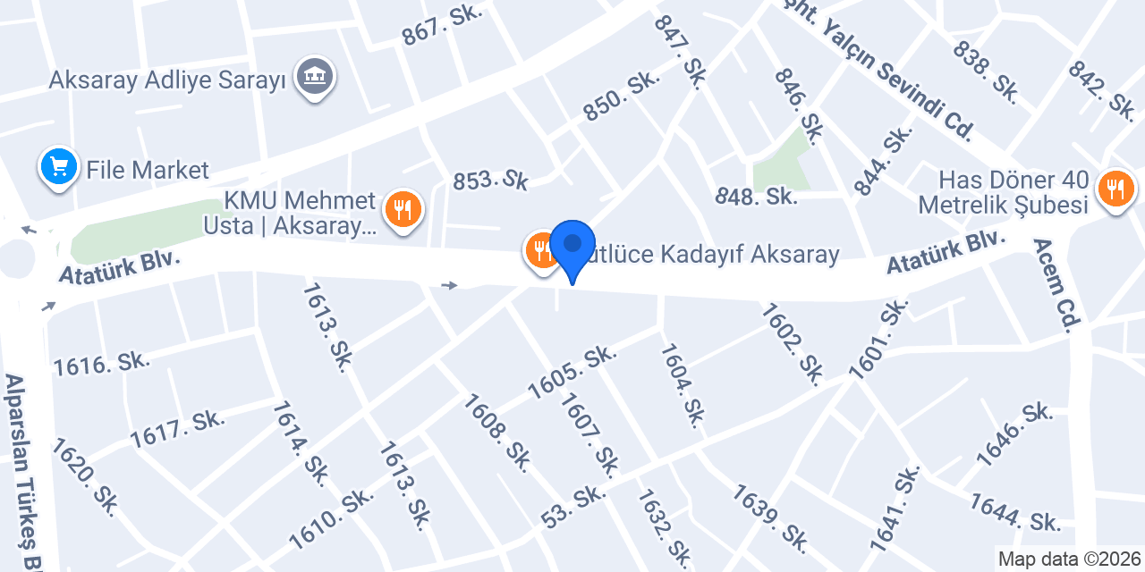 Nisanur Modaevi Aksaray konumu