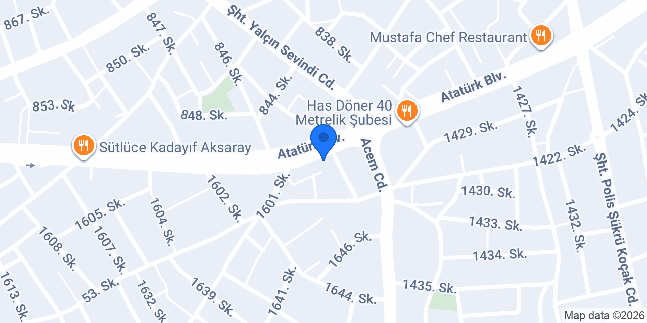 HUGO Cafe Aksaray konumu