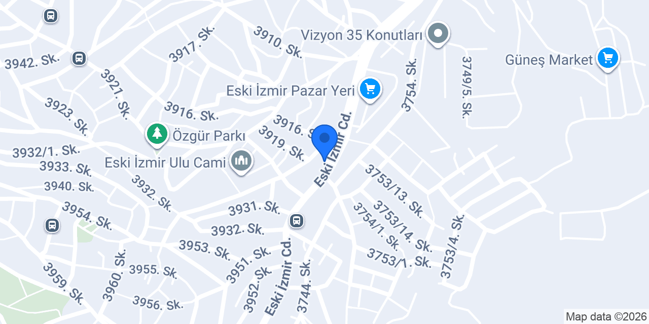 Eczane Yeni Dalgıç konumu