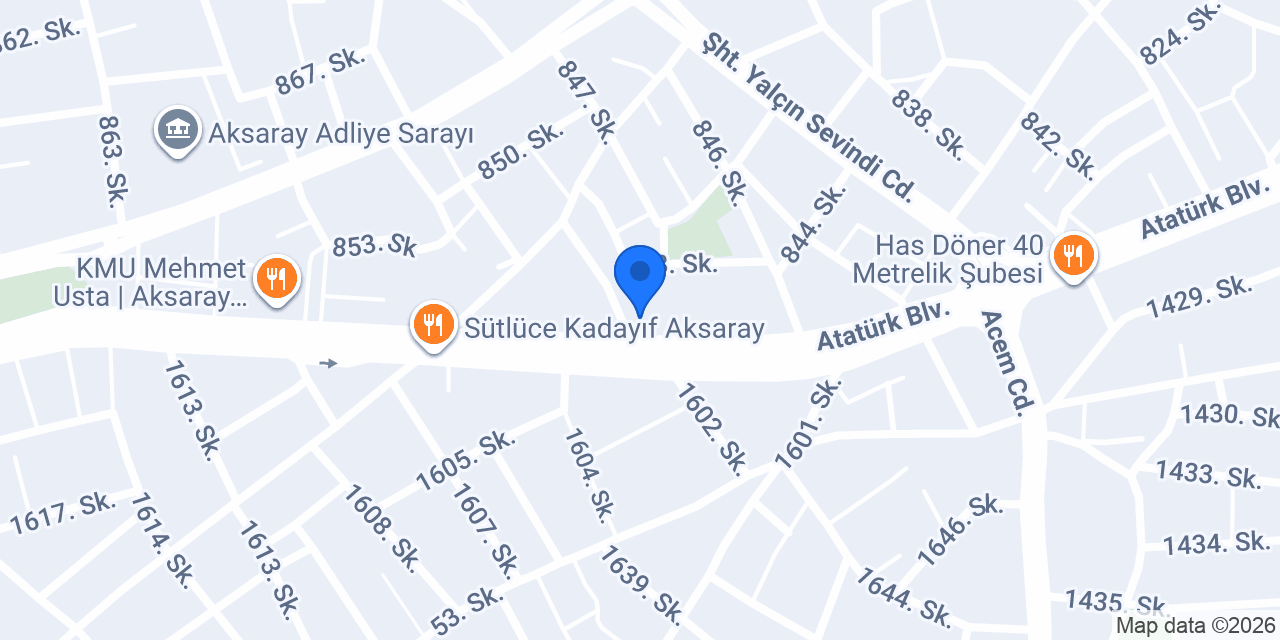 Vanilya Pasta Dükkanı konumu