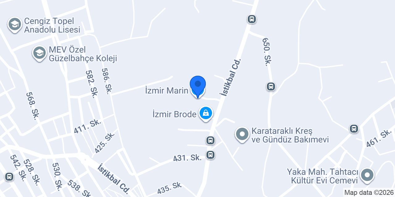 İzmir Marin konumu
