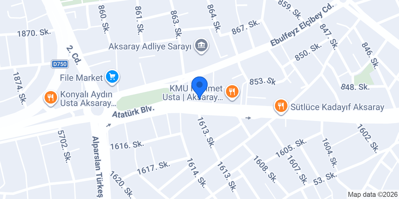 Dinç cafe konumu