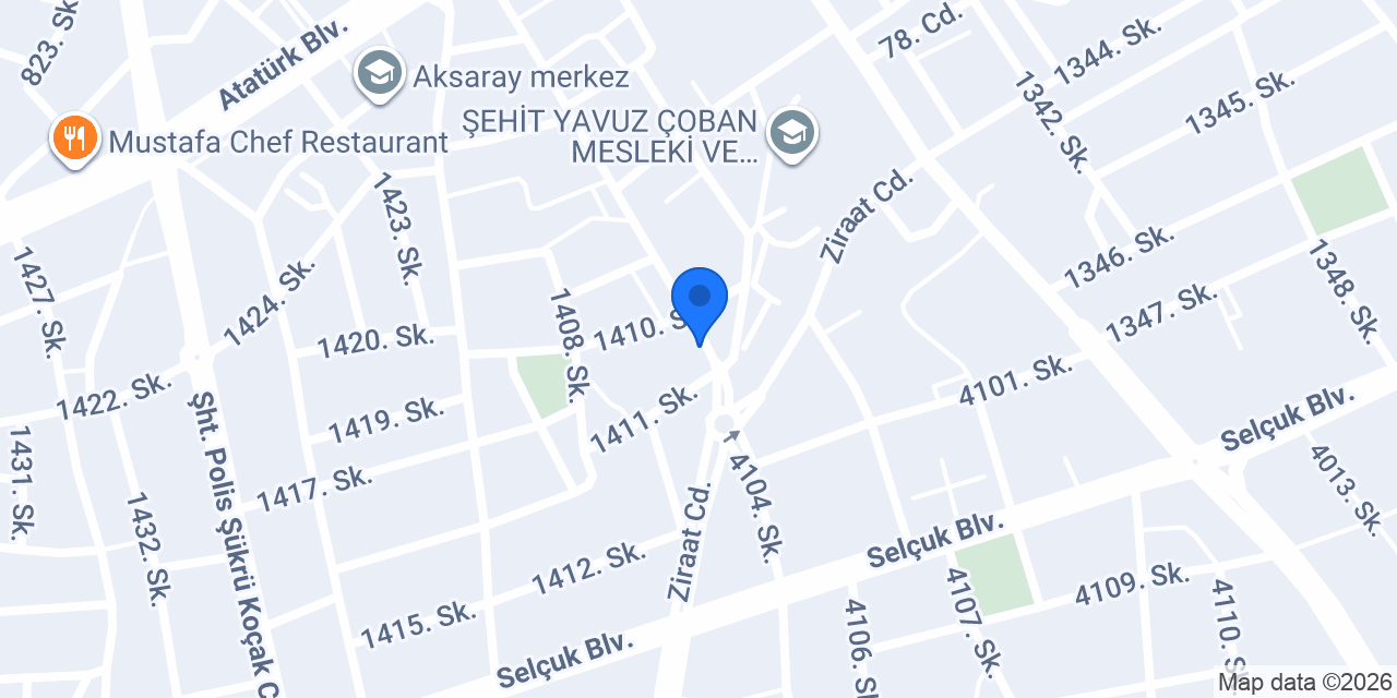 Uçar Terzi konumu