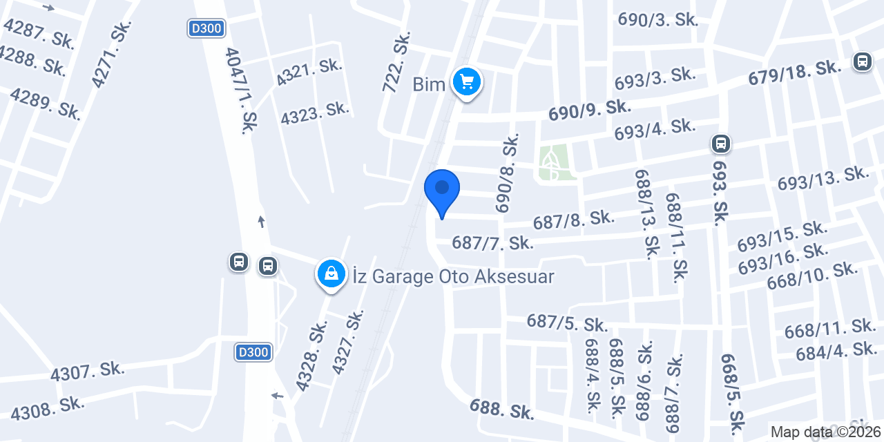 İzmir Özgür Otomotiv Ltd. Şti. konumu