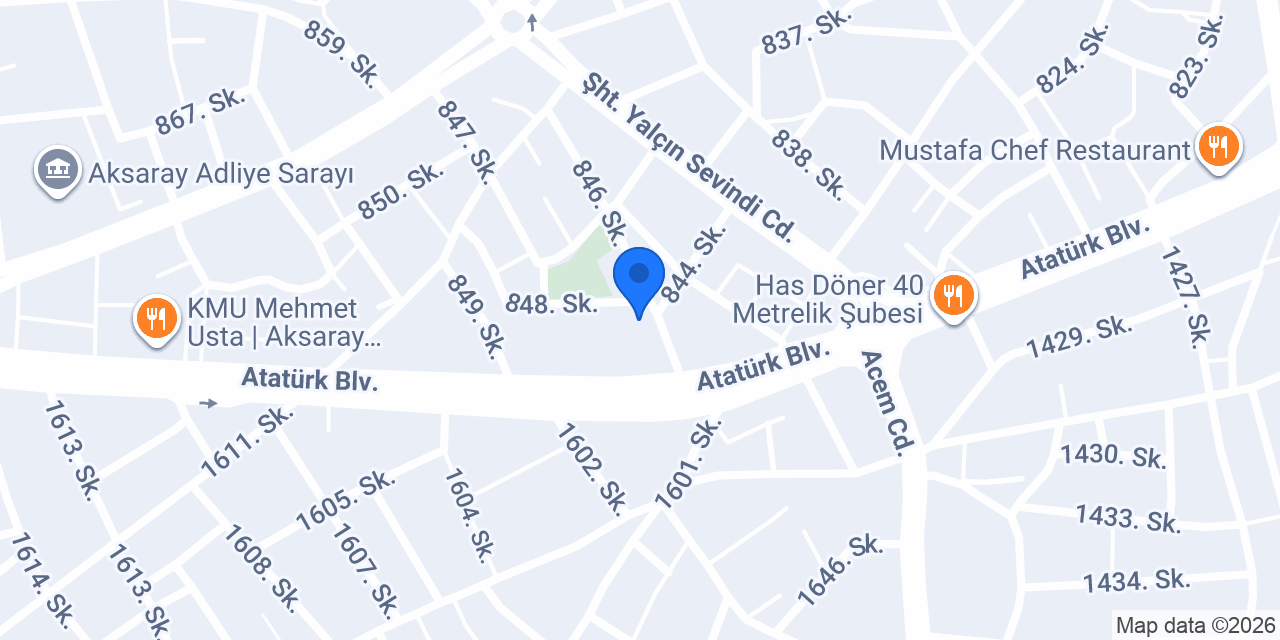 VETCOD Veteriner Kliniği konumu