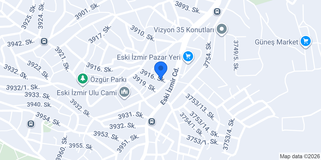 Terzi Erkan Giyim konumu