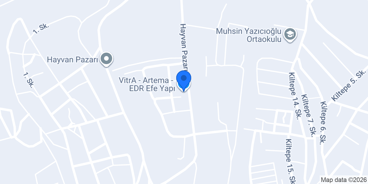 VitrA - Artema - EDR Efe Yapı konumu
