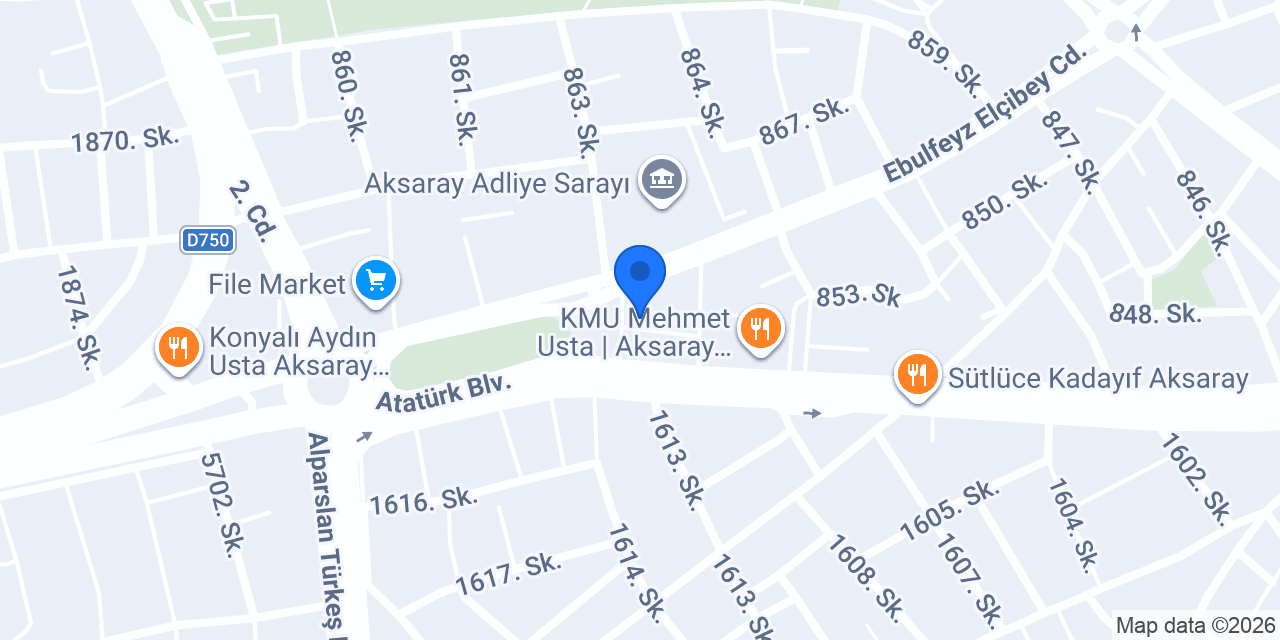Aksaray Diyetisyen Saliha Bilge konumu